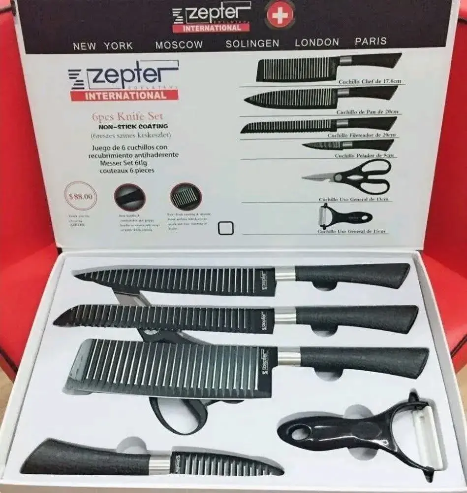 Zepter 6 Pcs Kitchen Knife Set