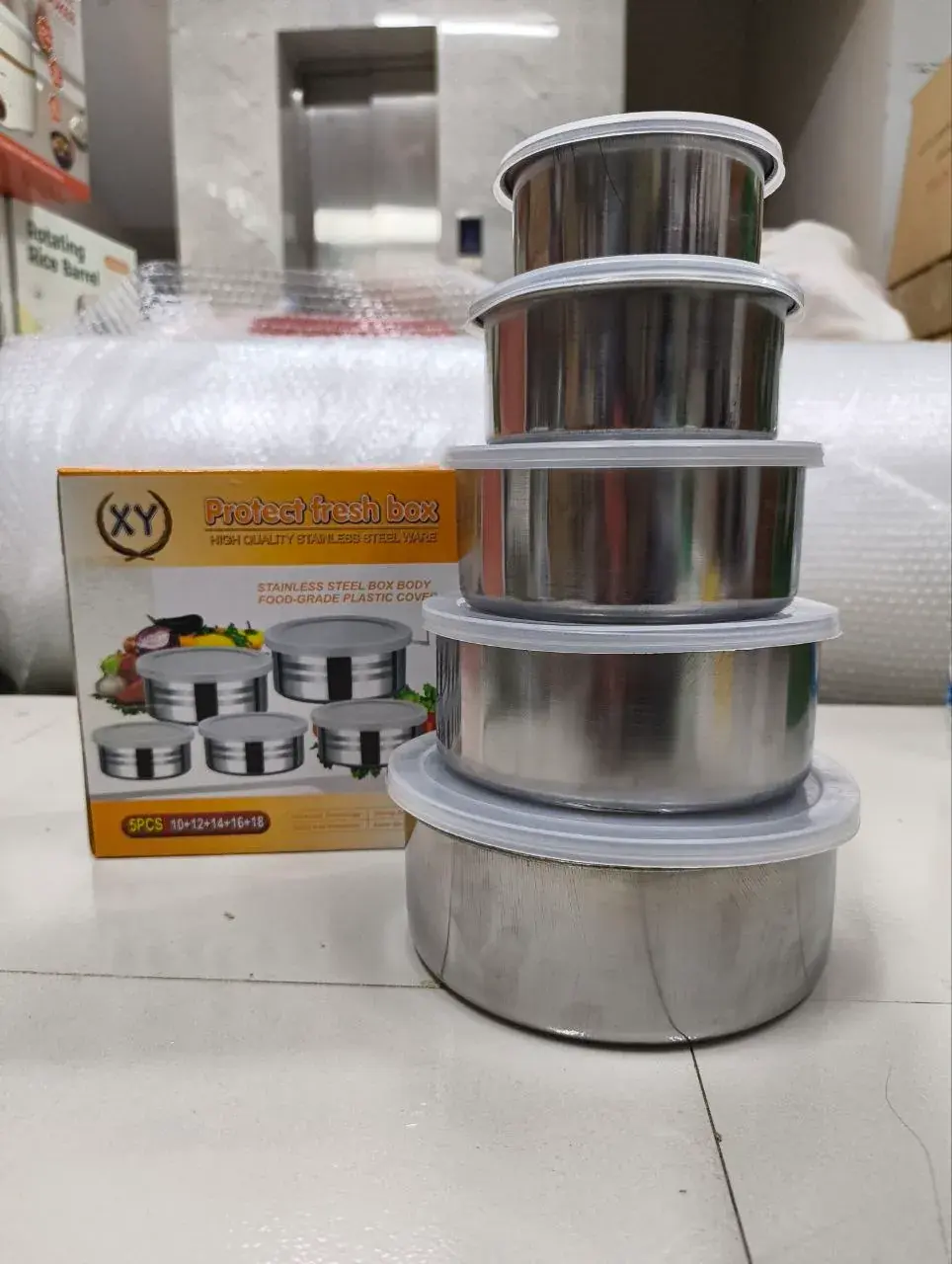 5 Pcs Food Storage Container Set